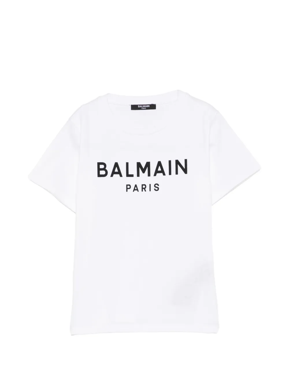 Balmain Kids logo-detail T-shirt - Bianco