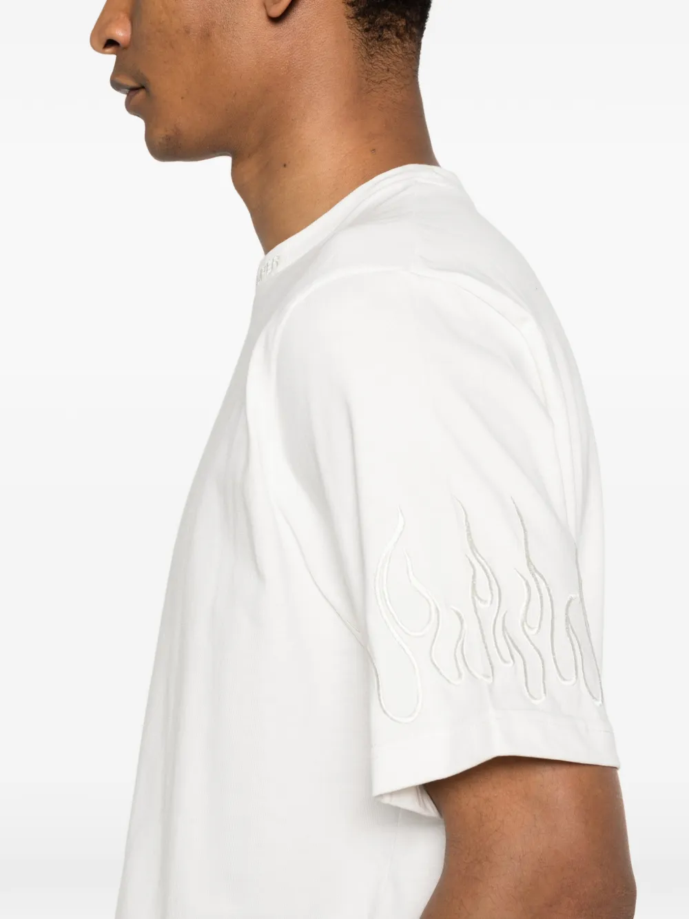 Vision Of Super T-shirt met geborduurd logo Wit