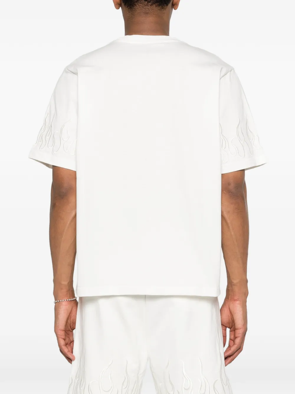 Vision Of Super T-shirt met geborduurd logo Wit