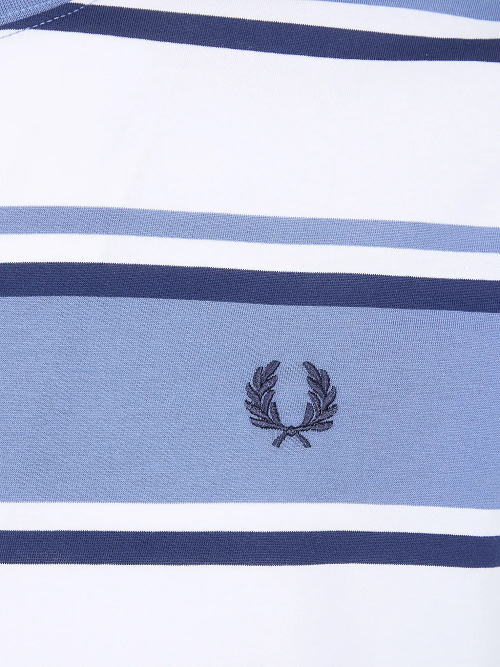 Fred Perry Gestreept T-shirt Wit