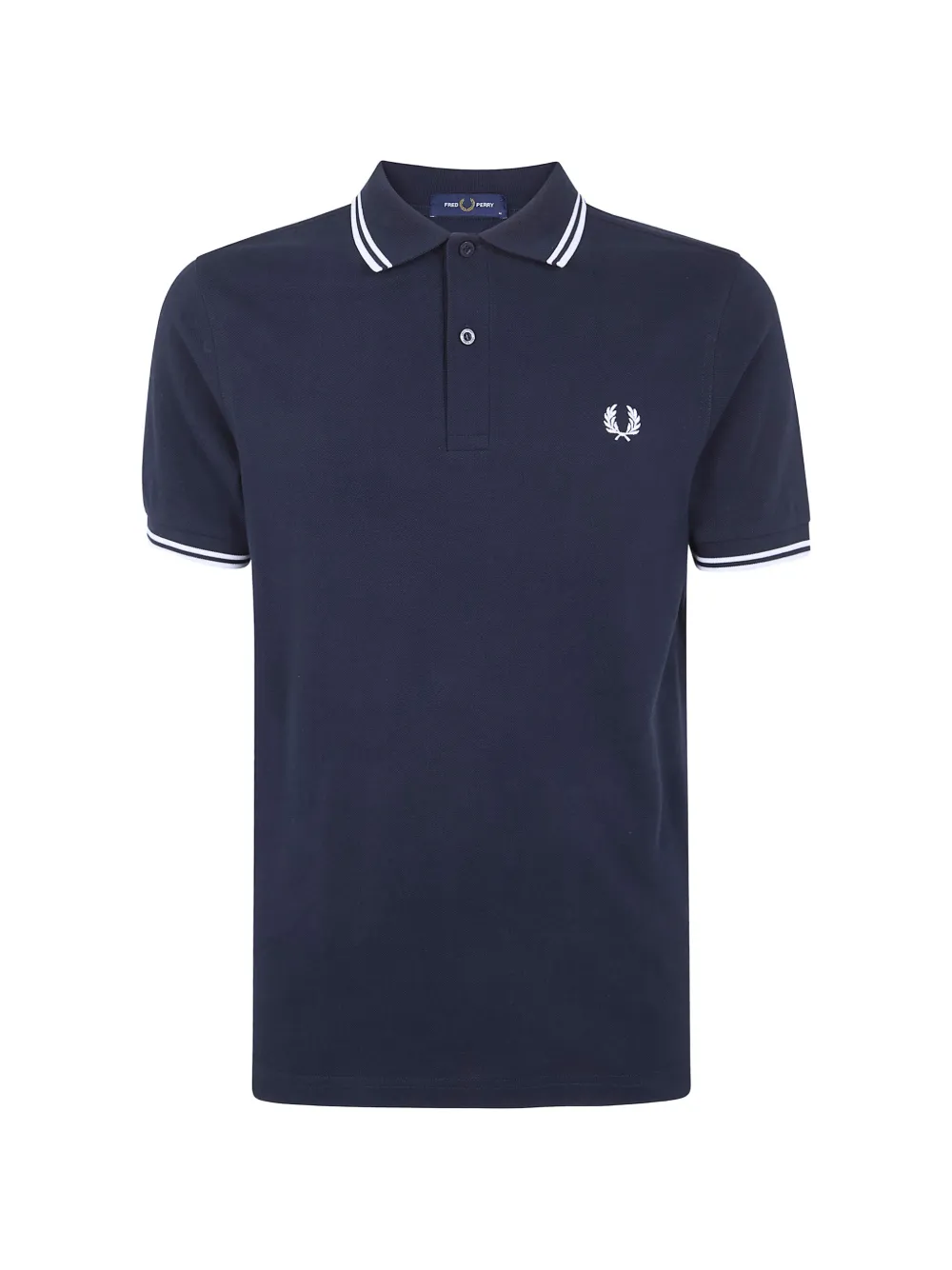 Fred Perry logo-embroidered polo shirt - Blu