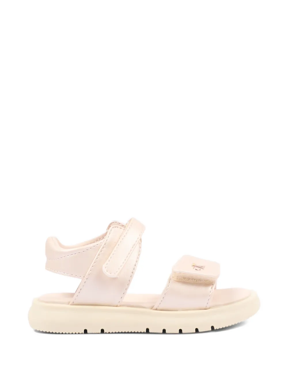 Calvin Klein Kids Sandalen met logo Roze
