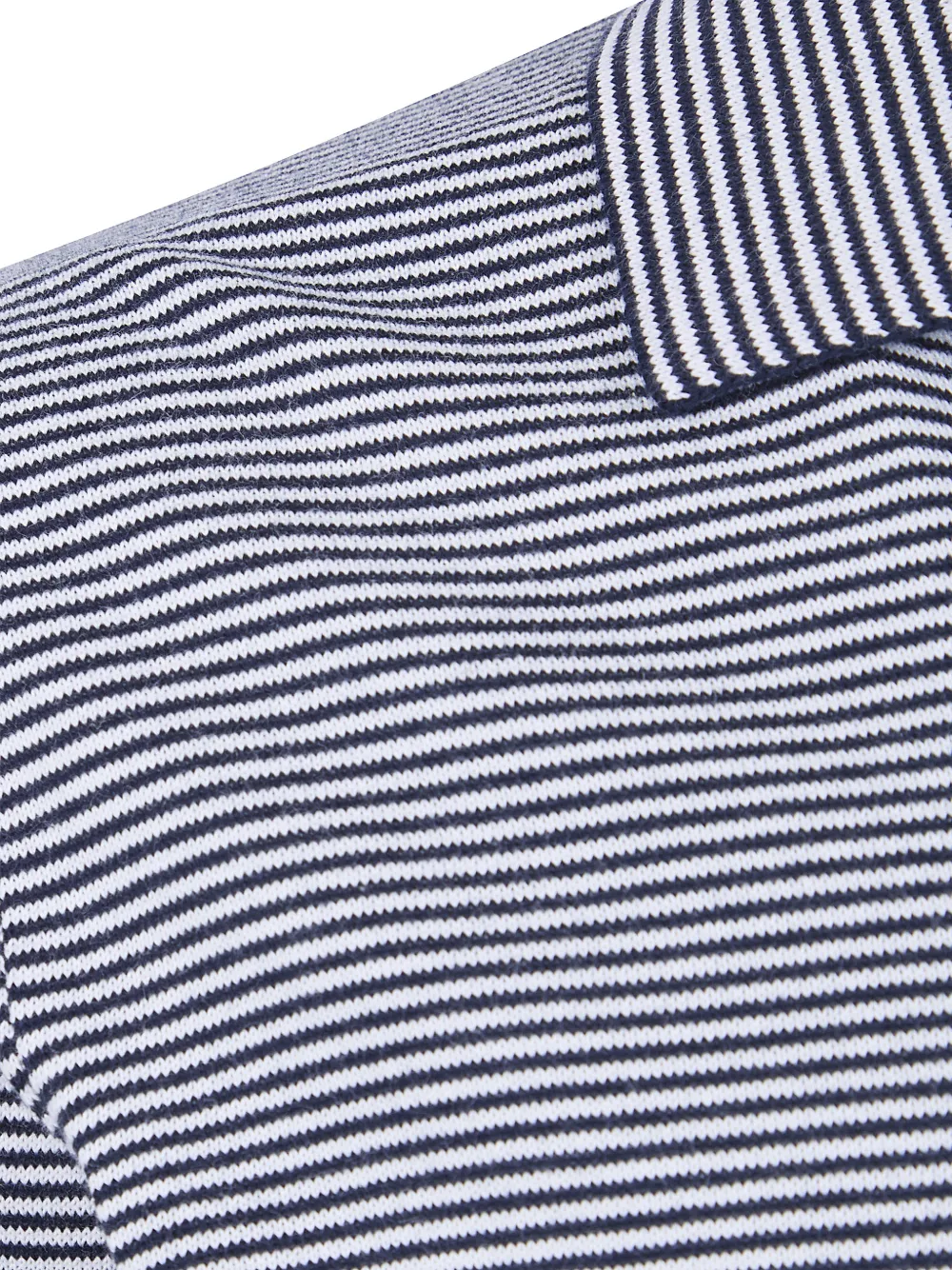 Gran Sasso Gestreept T-shirt Zwart