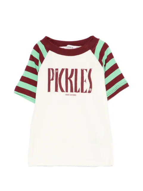 Bobo Choses striped-sleeve T-shirt
