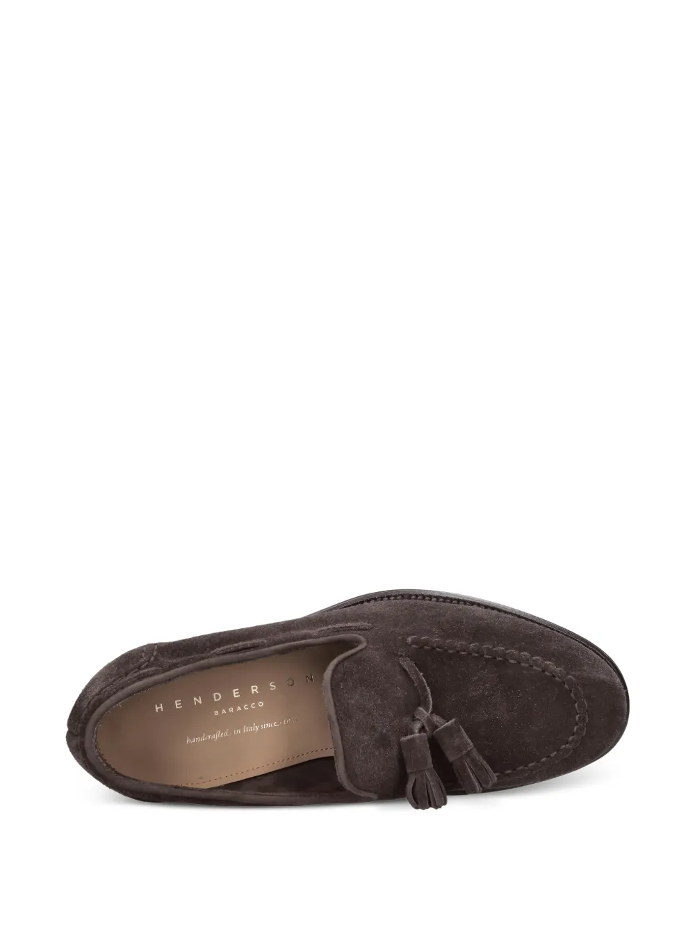 Henderson Baracco tassel-detail whipstitch loafers Bruin