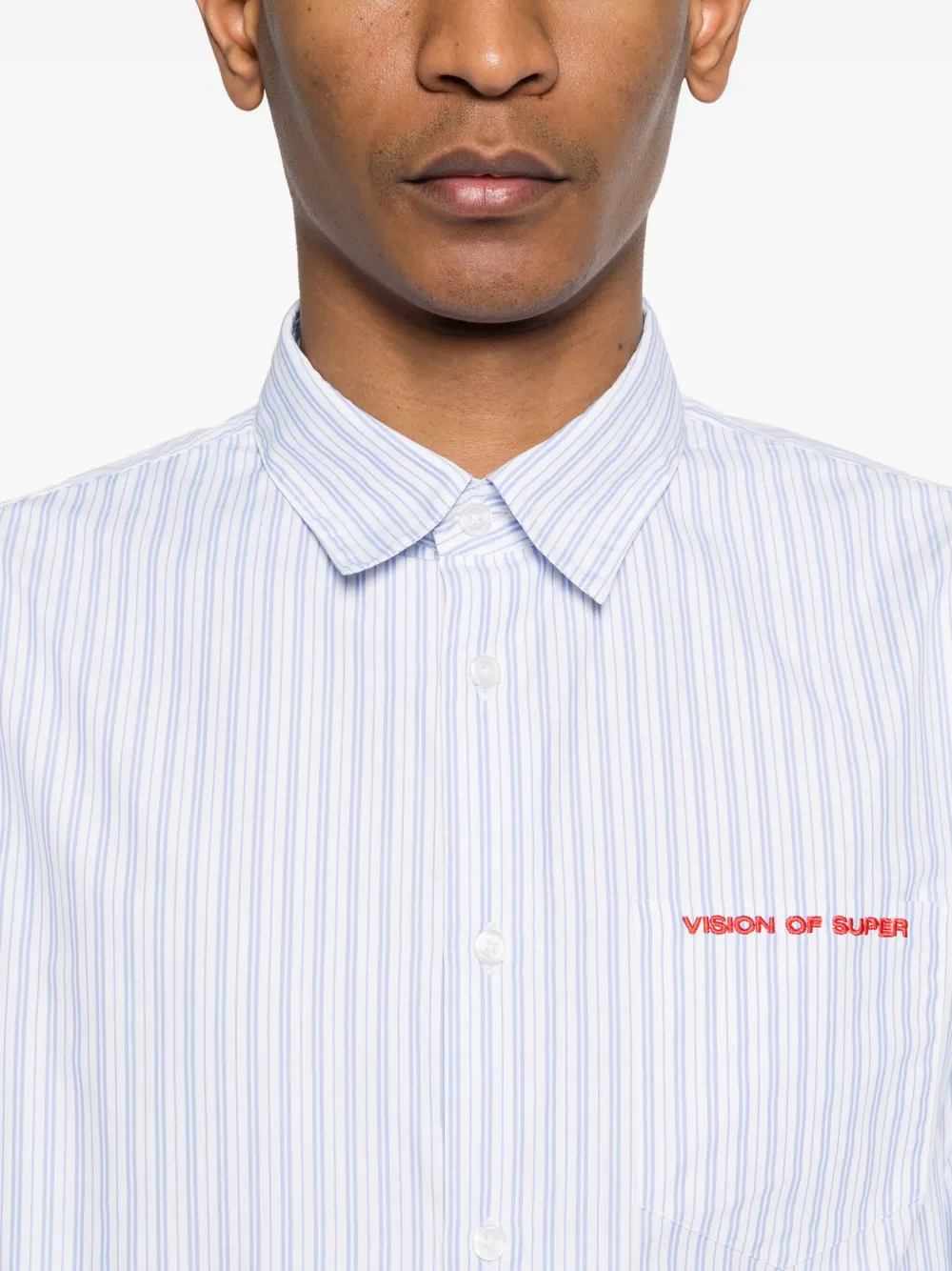 Vision Of Super Gestreept overhemd Blauw