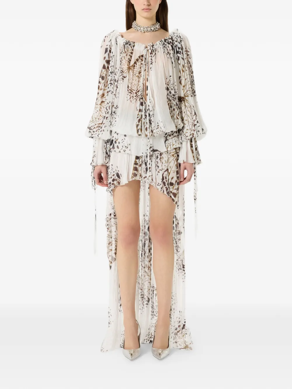 Blumarine Blouse met lange mouwen Wit