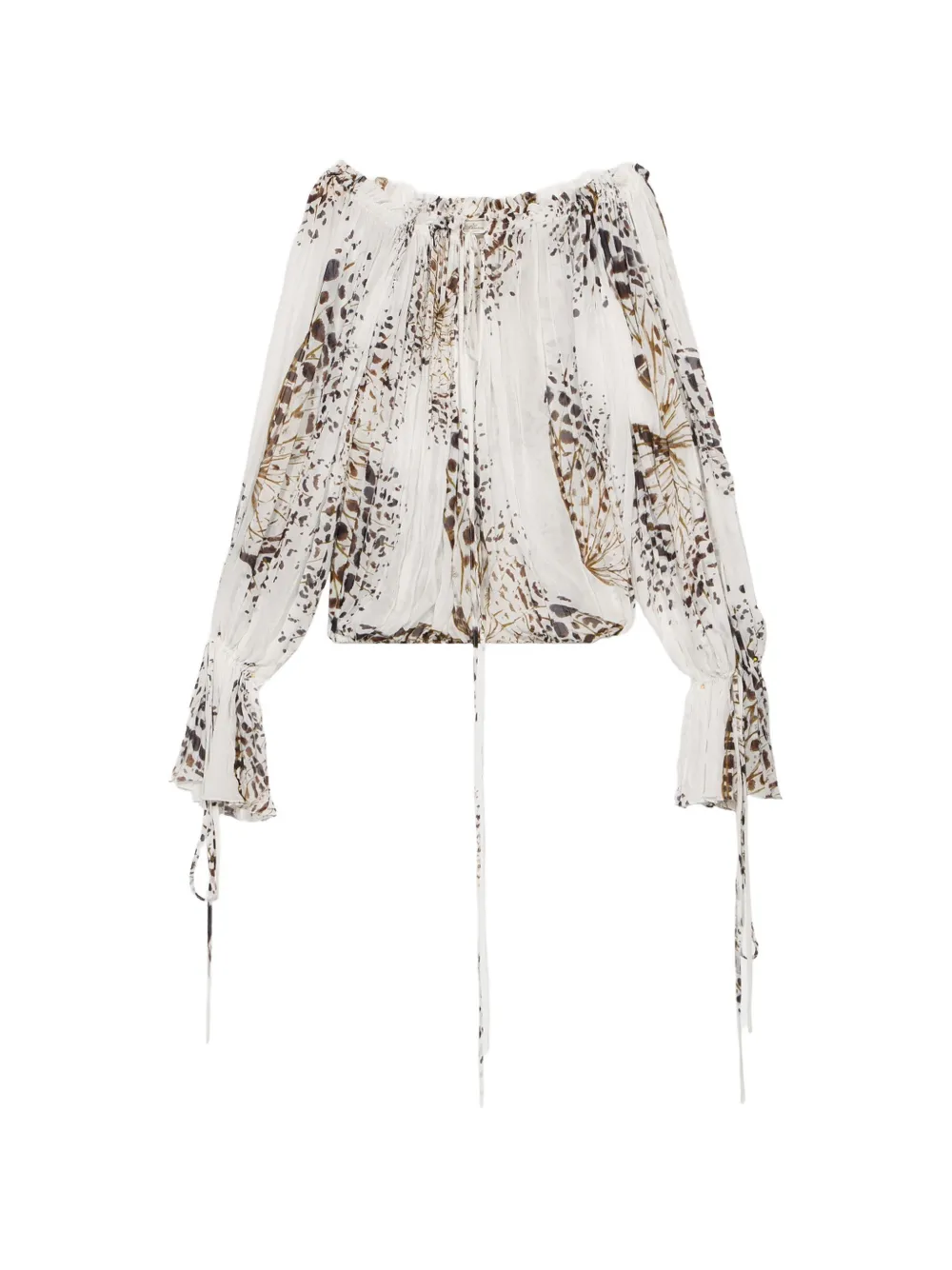 Blumarine Langärmelige Bluse - Weiß