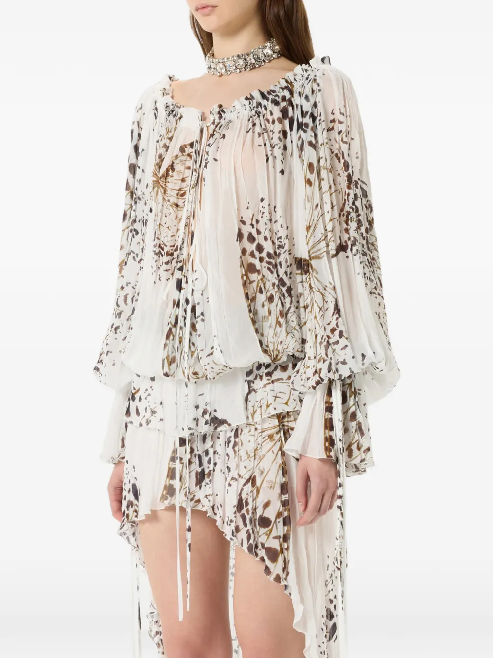 Blumarine Blouse met lange mouwen Wit