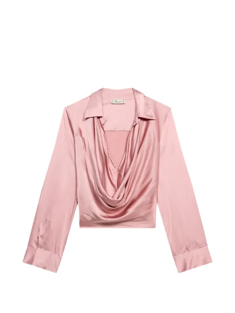 Blumarine blusa drapeada