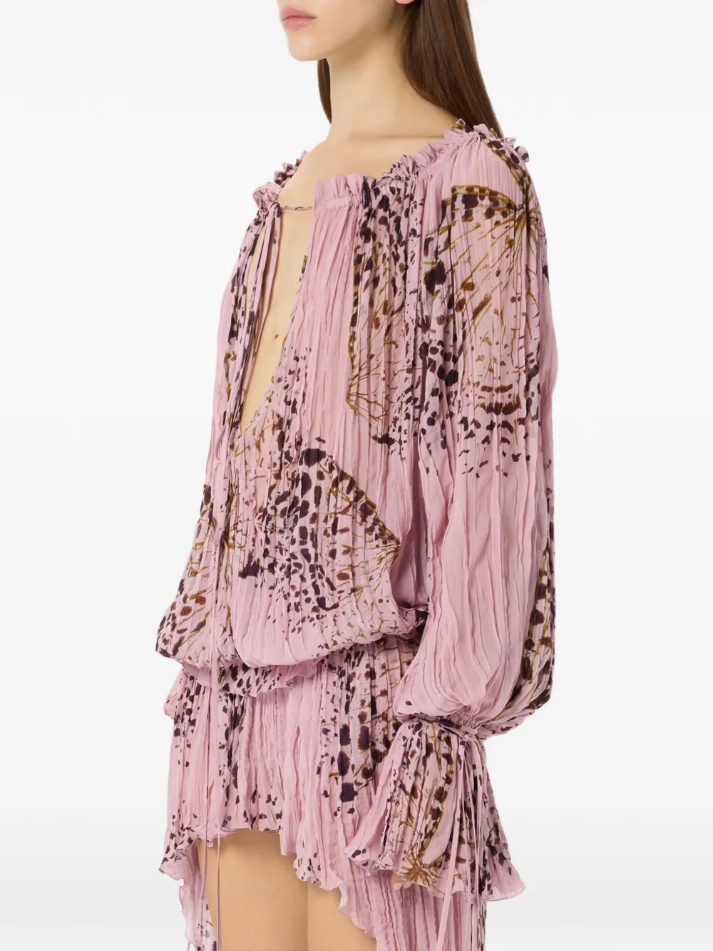 Blumarine Shirt met print Roze