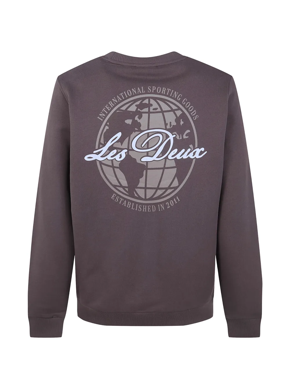 Les Deux Ben Globe sweatshirt - Marrone