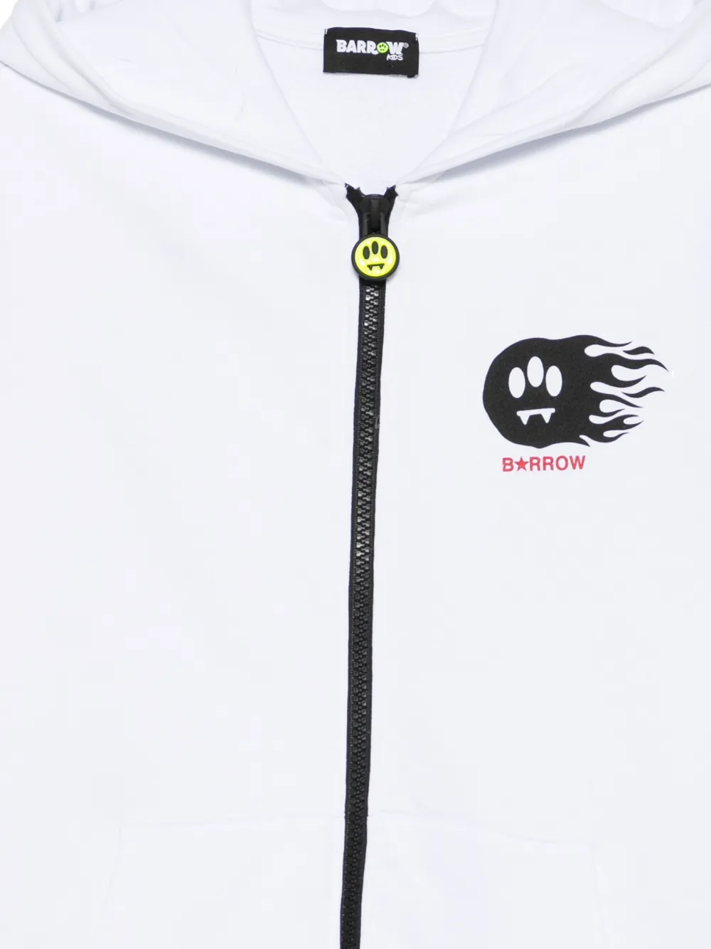 Barrow kids Hoodie met logoprint Wit