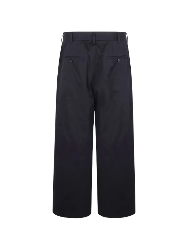 Comme Des Garçons Homme プリーツ ワイドパンツ | ブラック | FARFETCH JP