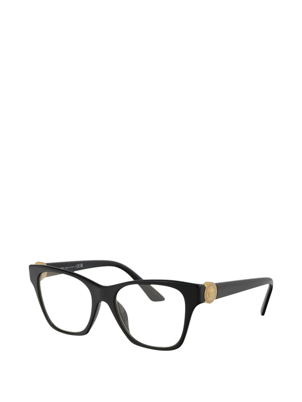 Versace Eyewear Bril met Medusa-plakkaat Zwart