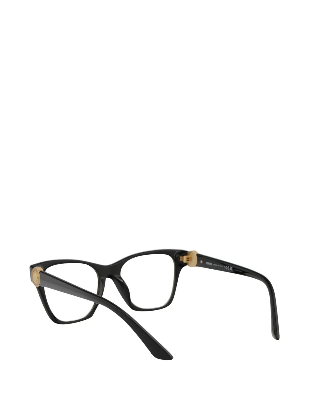 Versace Eyewear Bril met Medusa-plakkaat Zwart