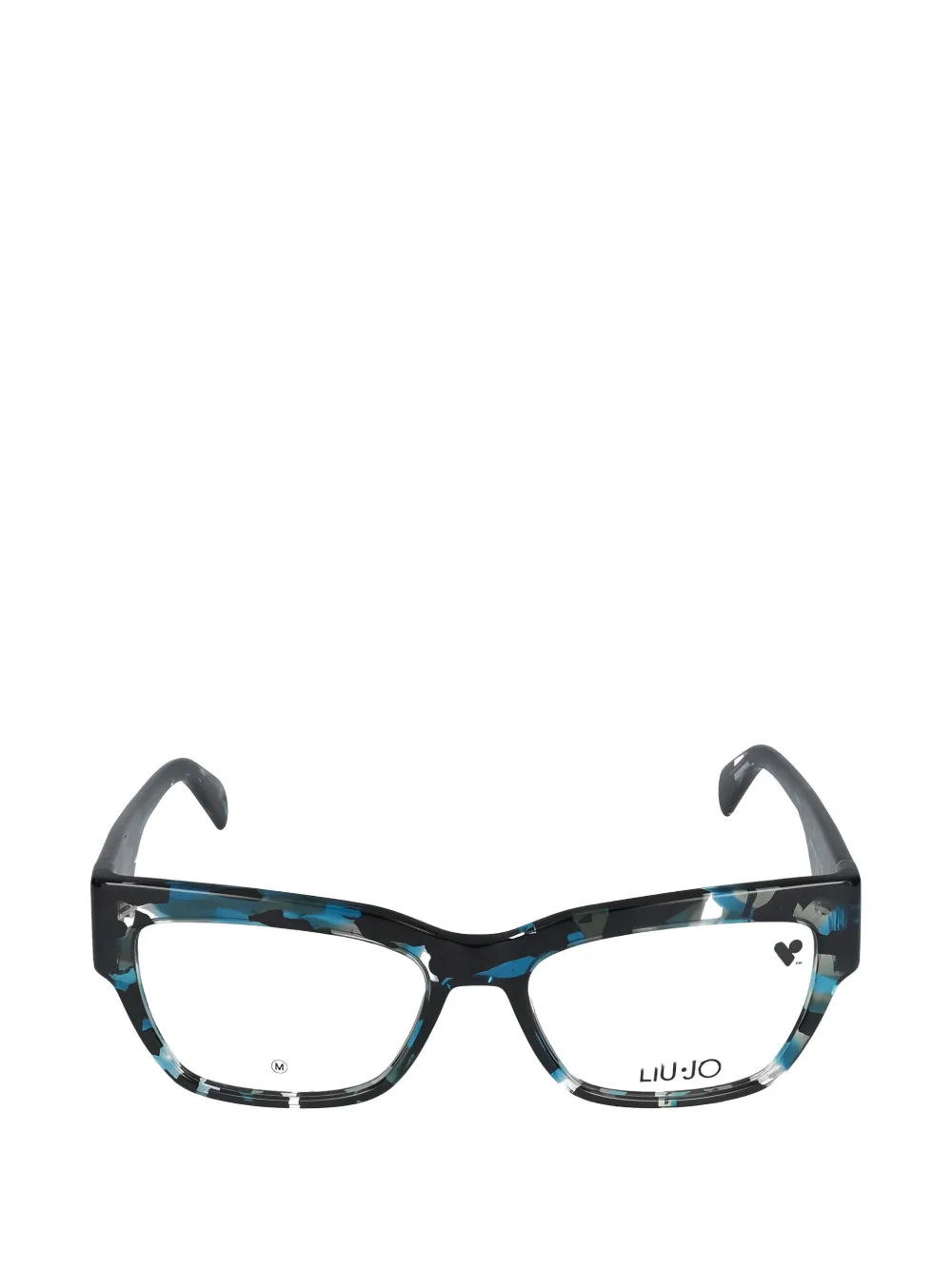 Liu •jo Geometric Patterned Eyeglasses In Black
