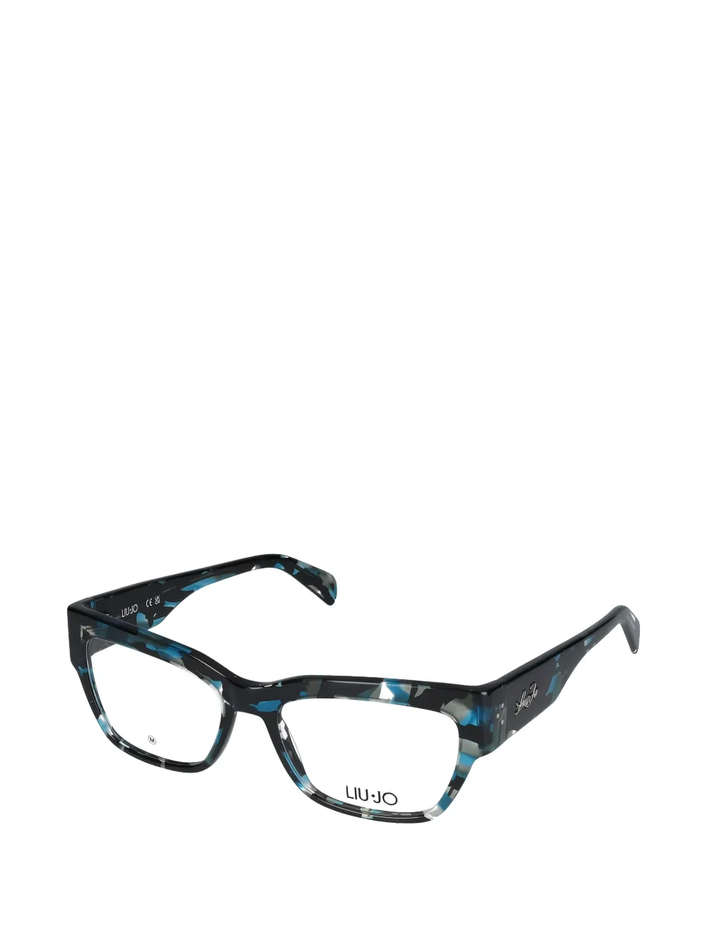  Liu Jo Geometric Patterned Eyeglasses - Black 