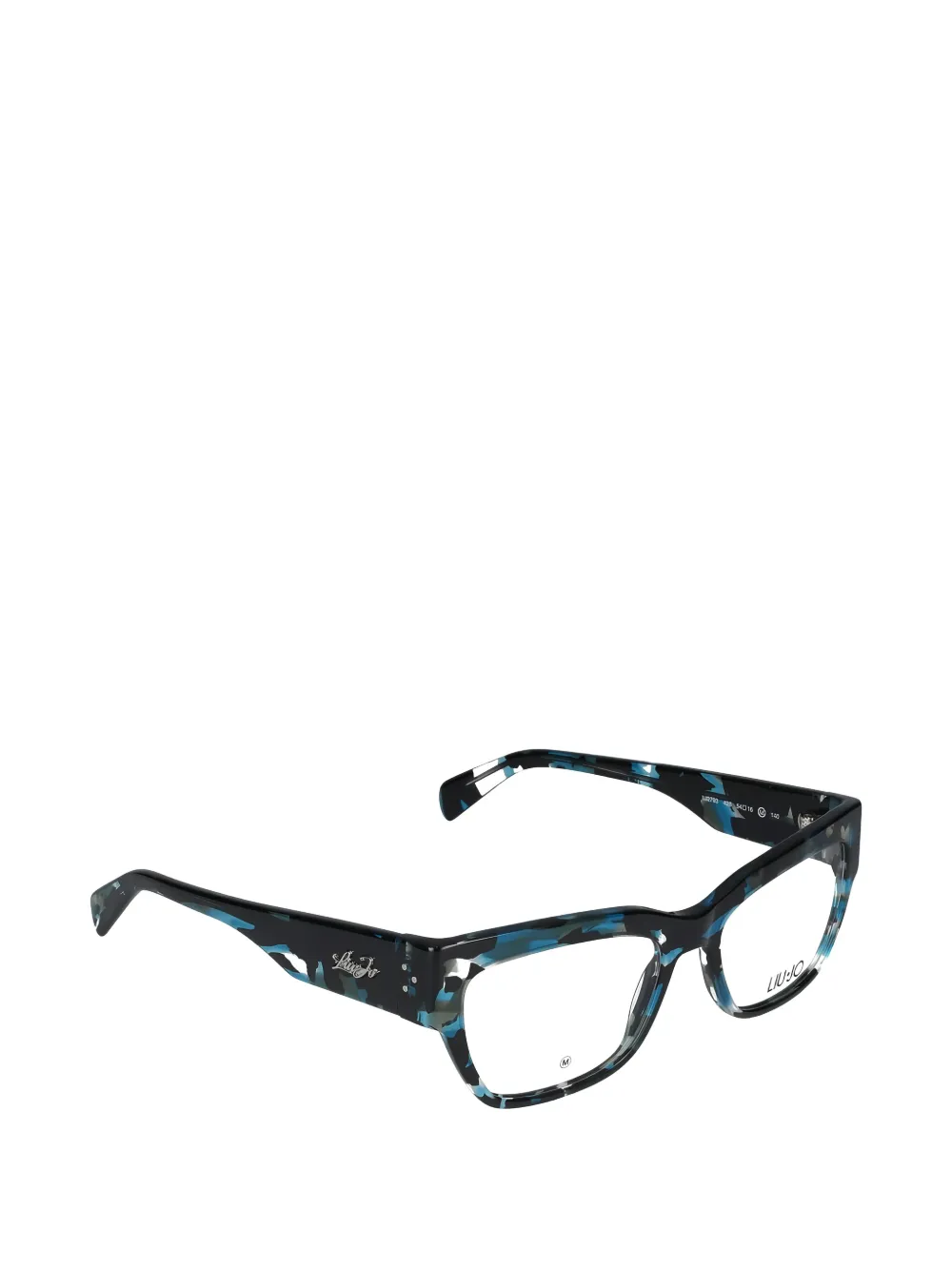  Liu Jo Geometric Patterned Eyeglasses - Black 