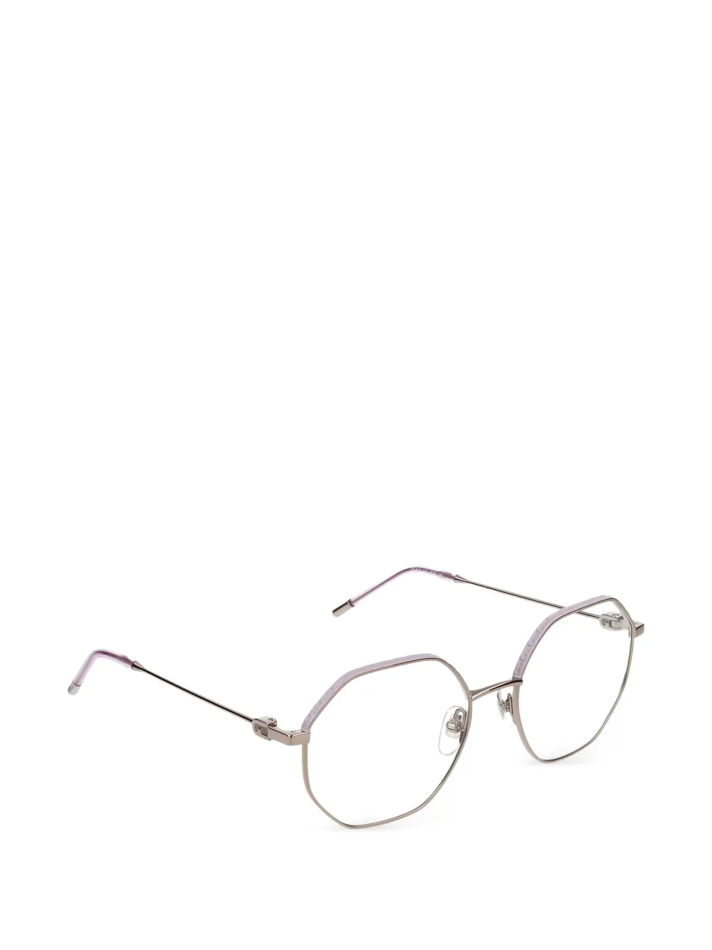 Furla geometric-frame eyeglasses - Argento