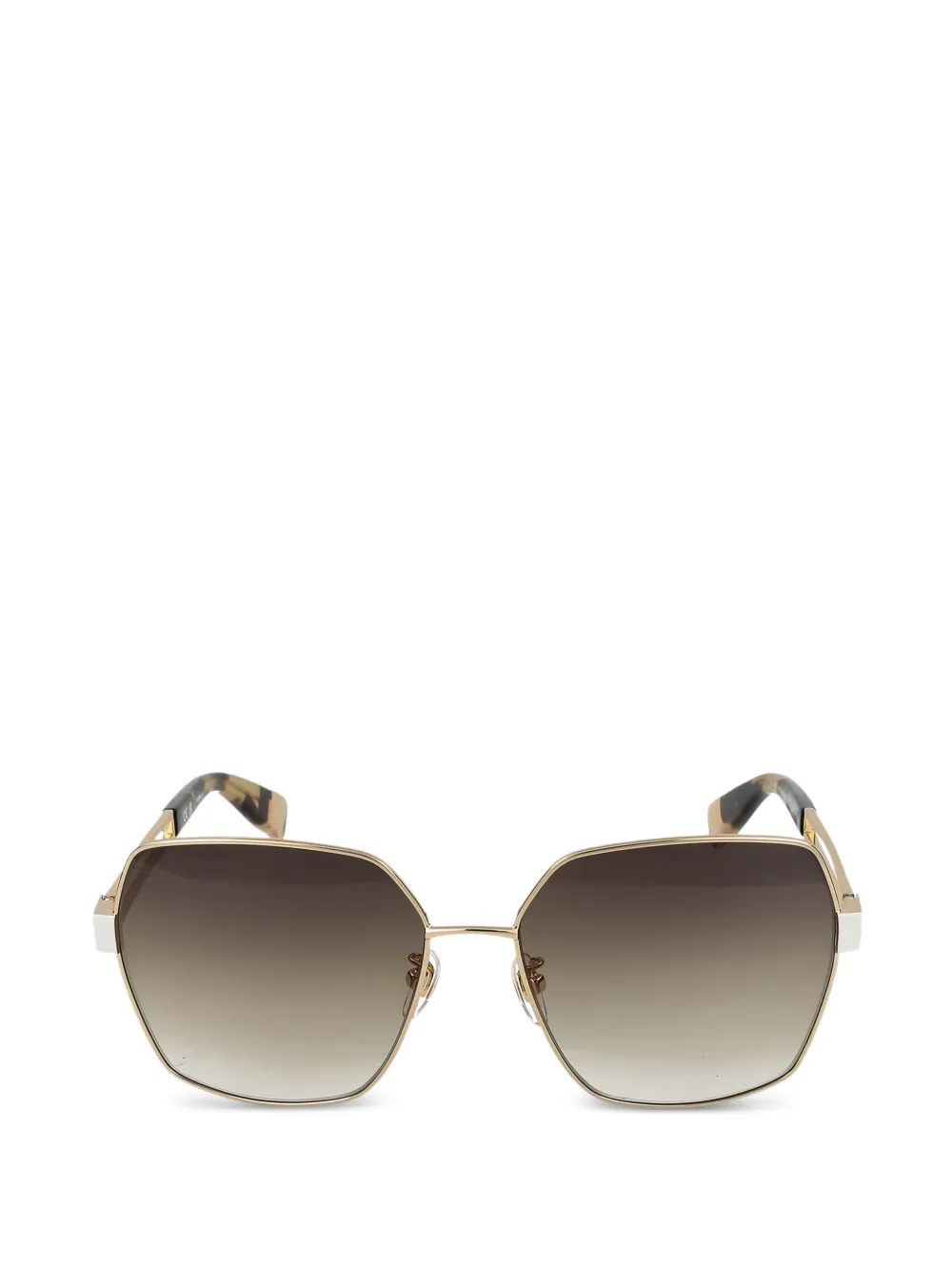 Furla square-frame sunglasses - Oro