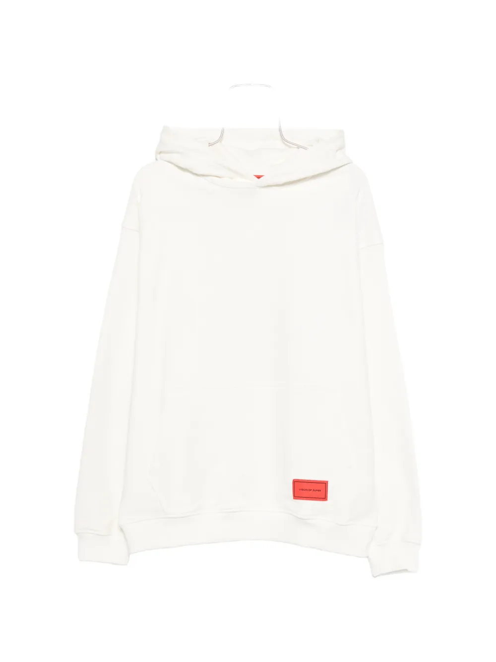 Vision Of Super logo-patch hoodie - Bianco