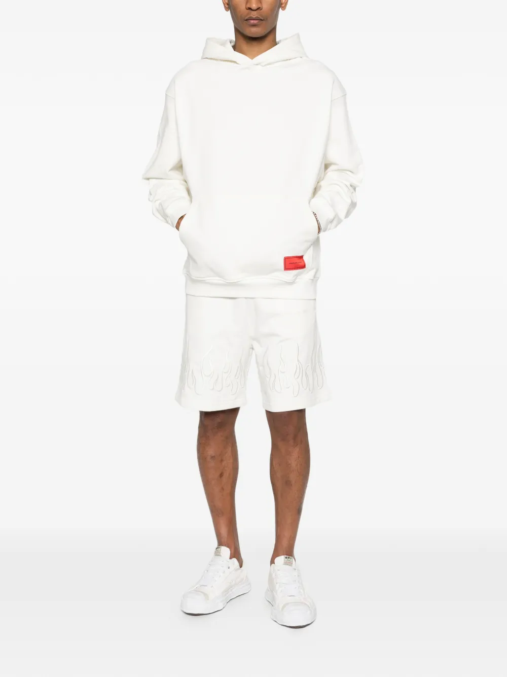 Vision Of Super Hoodie met logopatch Wit