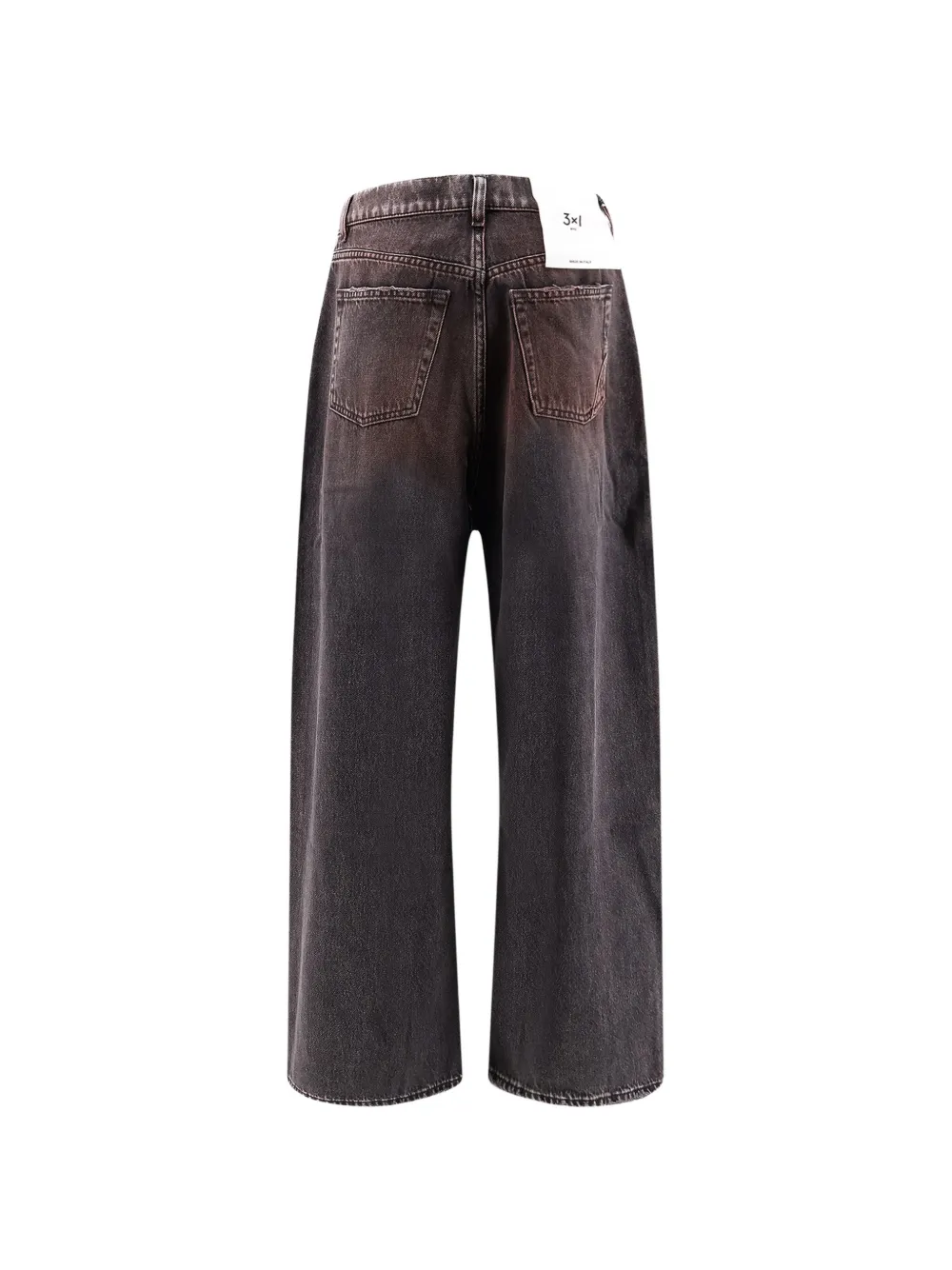 3x1 Skater jeans met wijde pijpen Grijs