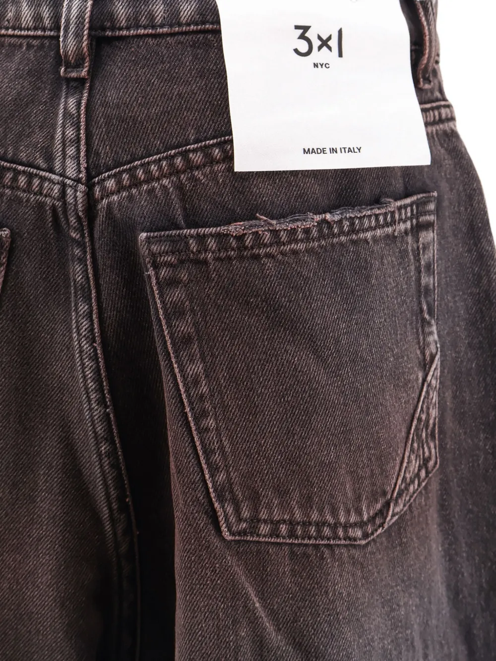 3x1 Skater jeans met wijde pijpen Grijs