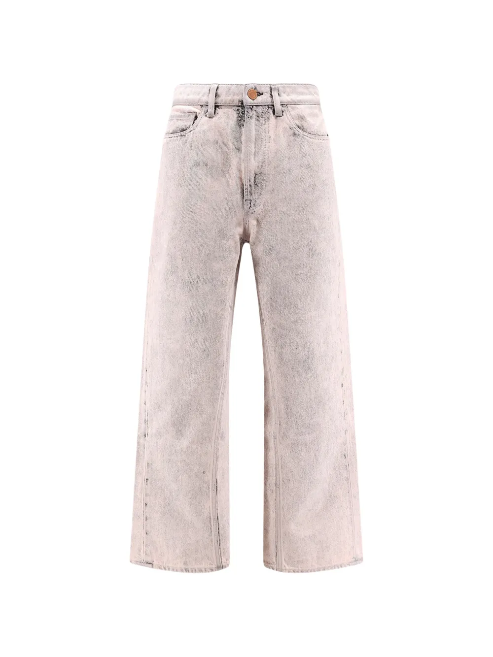 3x1 bleached straight jeans - Grigio