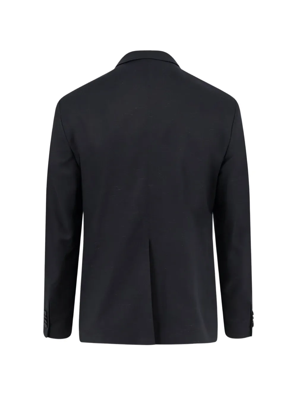 Tagliatore Blazer met dubbele rij knopen en slub textuur Zwart