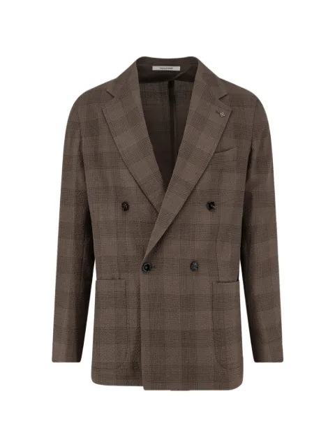Tagliatore double-breasted check blazer