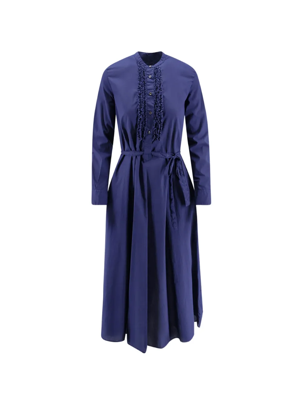 ASPESI ruffled tie dress - Blu