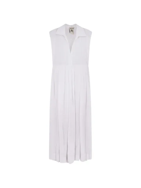 Semicouture robe manches et col contrastant