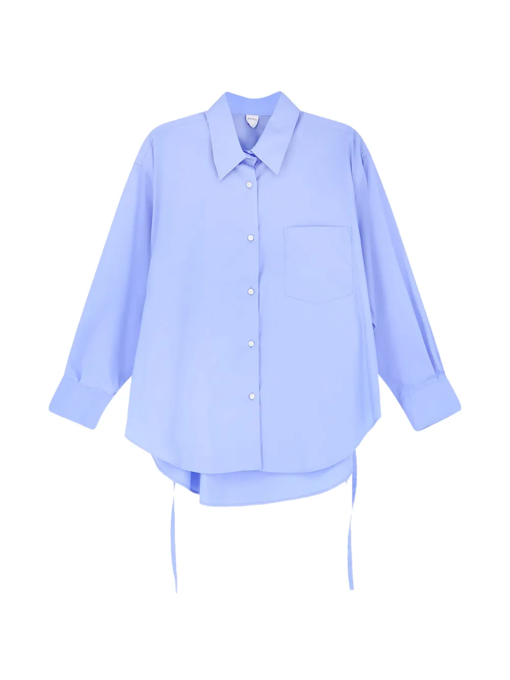 ASPESI patch pocket cotton shirt - Blu