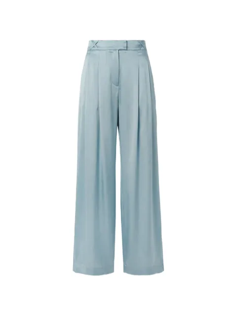 Semicouture pleated wide-leg trousers