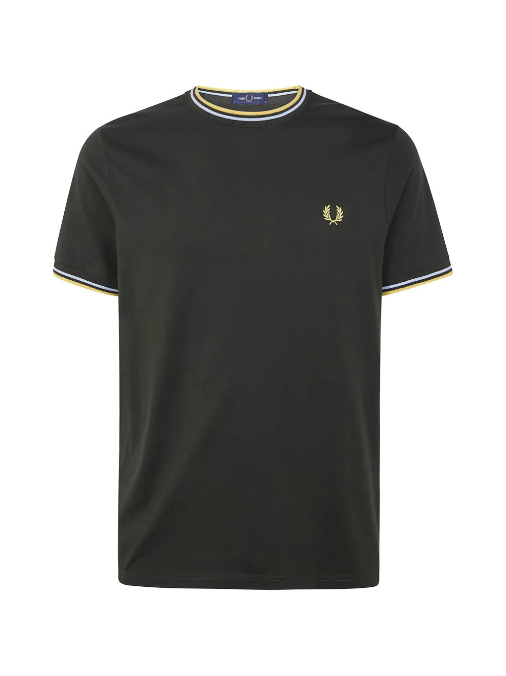 Fred Perry logo-embroidered T-shirt - Nero