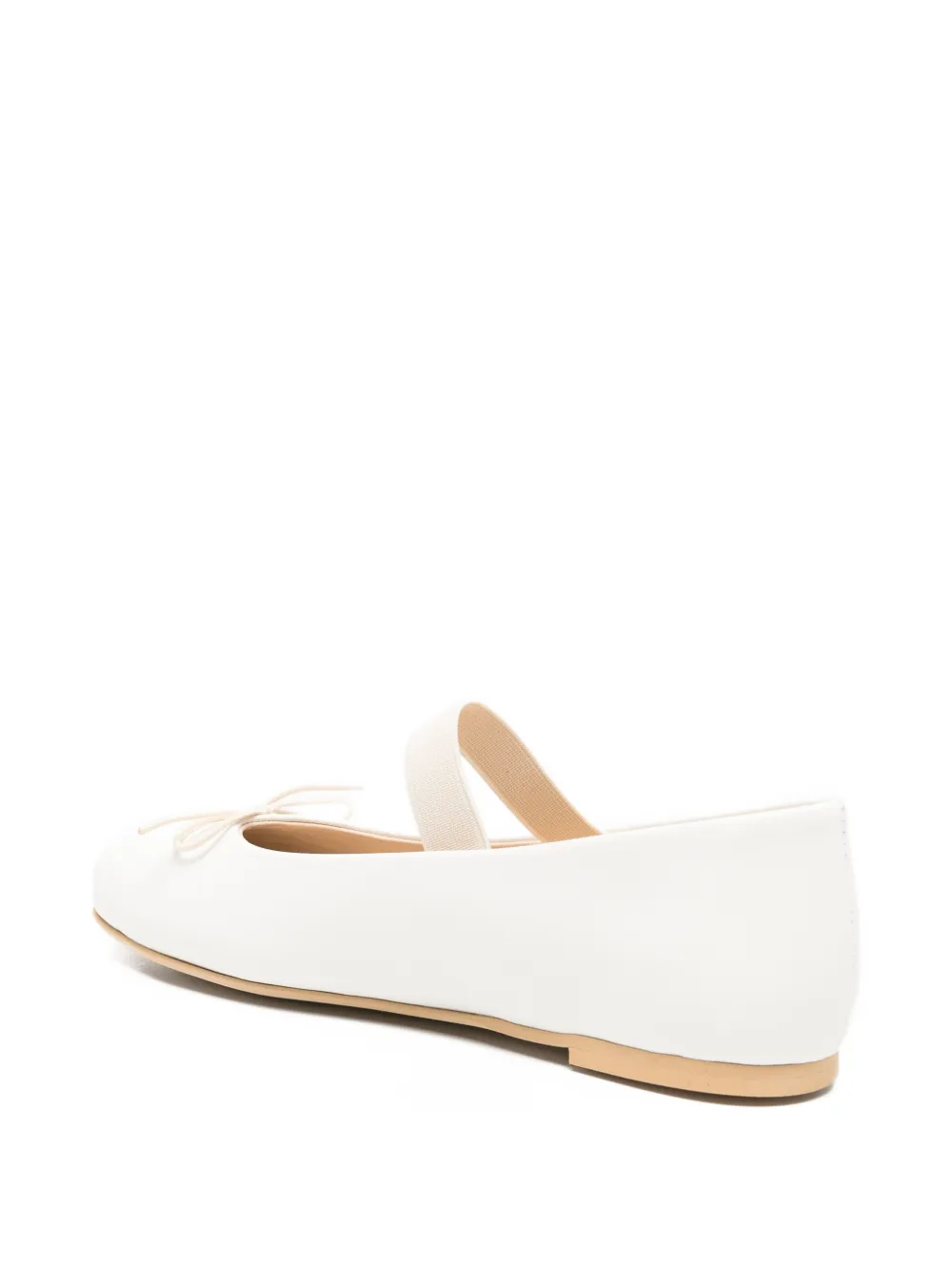 Florens bow strap ballet flats Wit