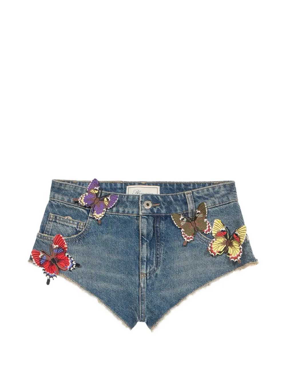 Blumarine Butterfly Shorts - Blau