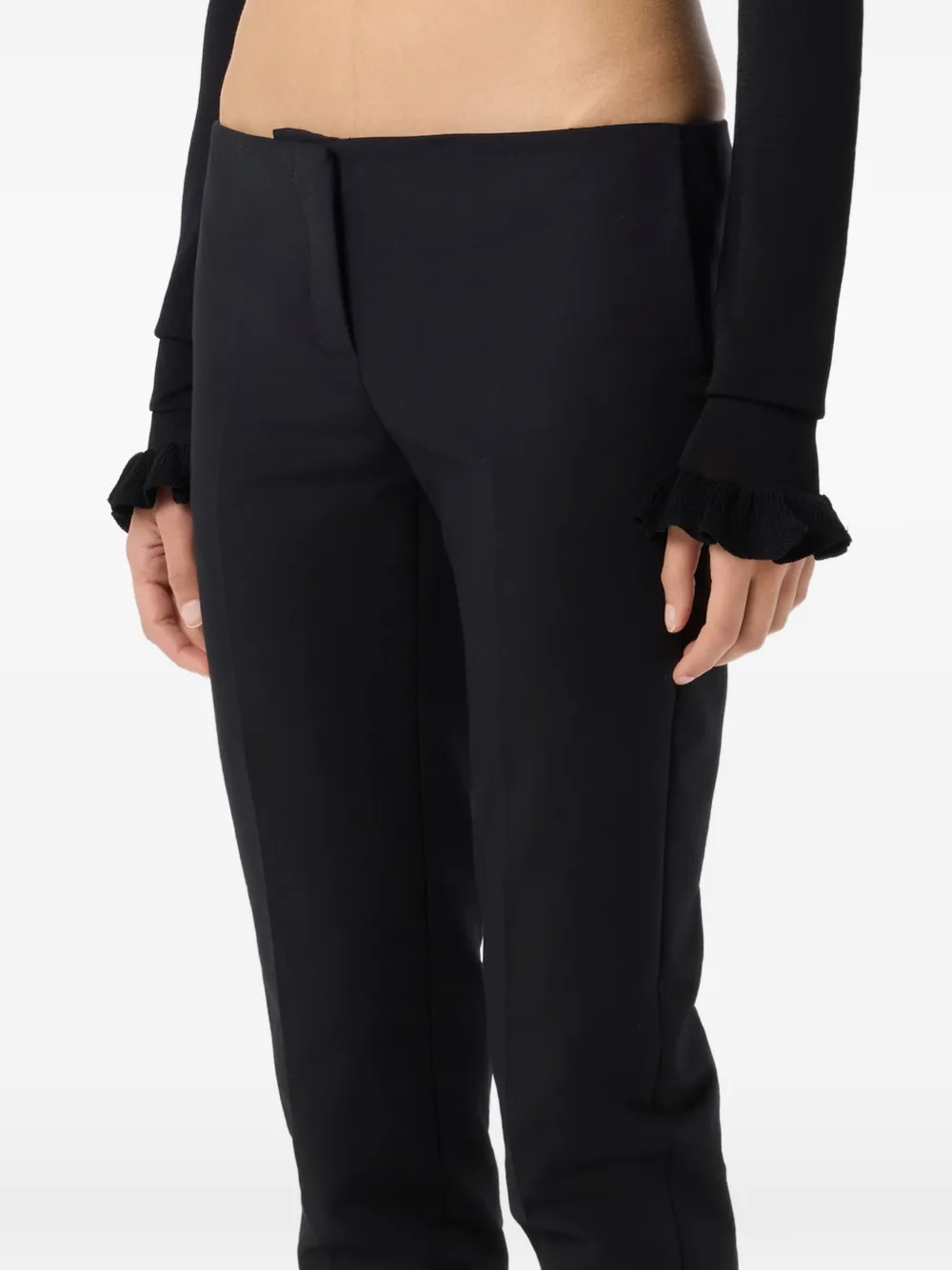 Blumarine Broek met ritssluiting Zwart
