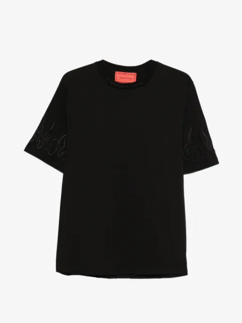 Vision Of Super flame-embroidered T-shirt