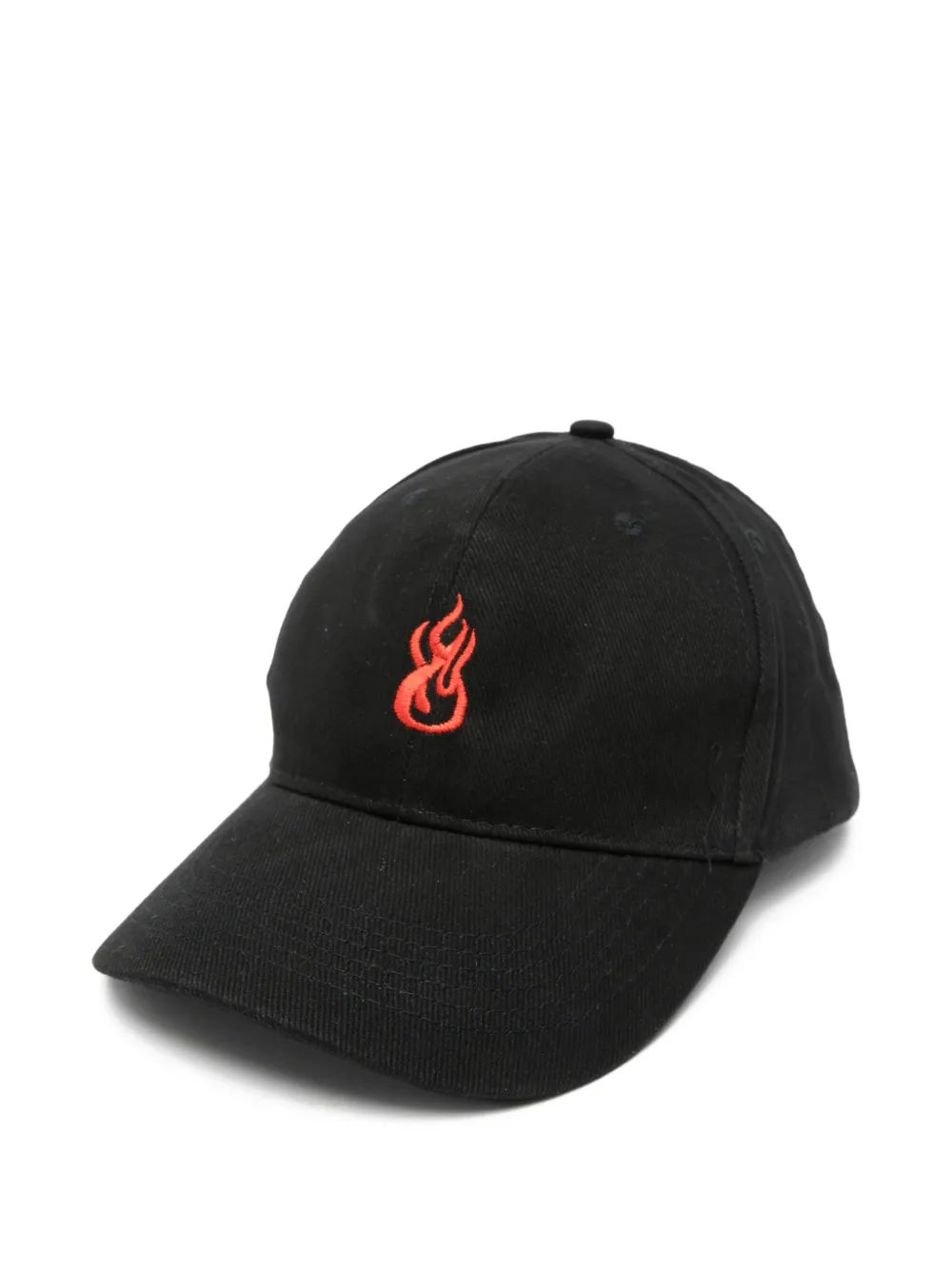 Vision Of Super flame-embroidered baseball cap - Nero