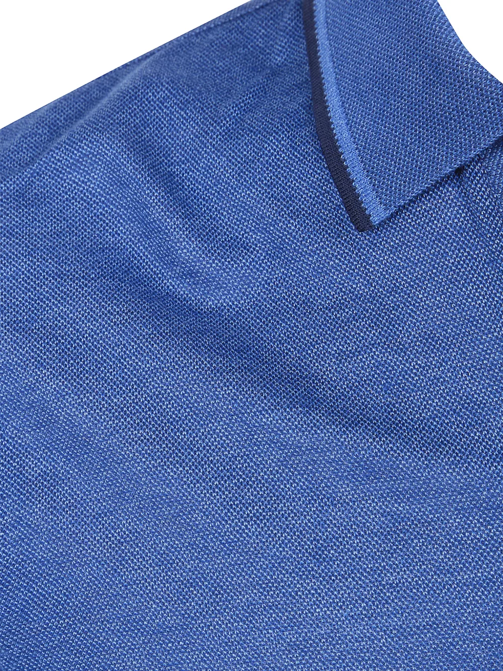 Gran Sasso T-shirt met V-hals Blauw