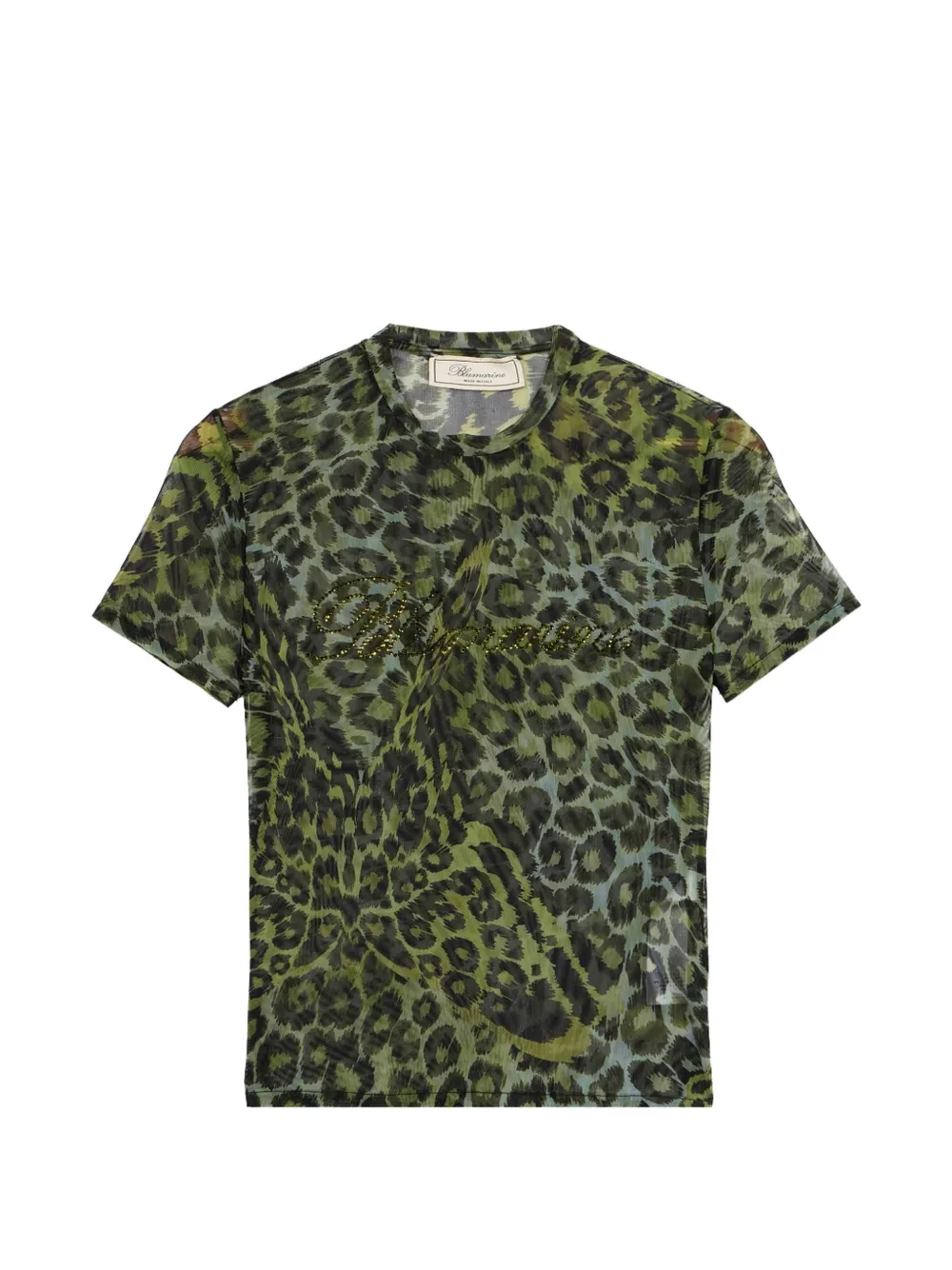 Blumarine Blusa con stampa - Verde