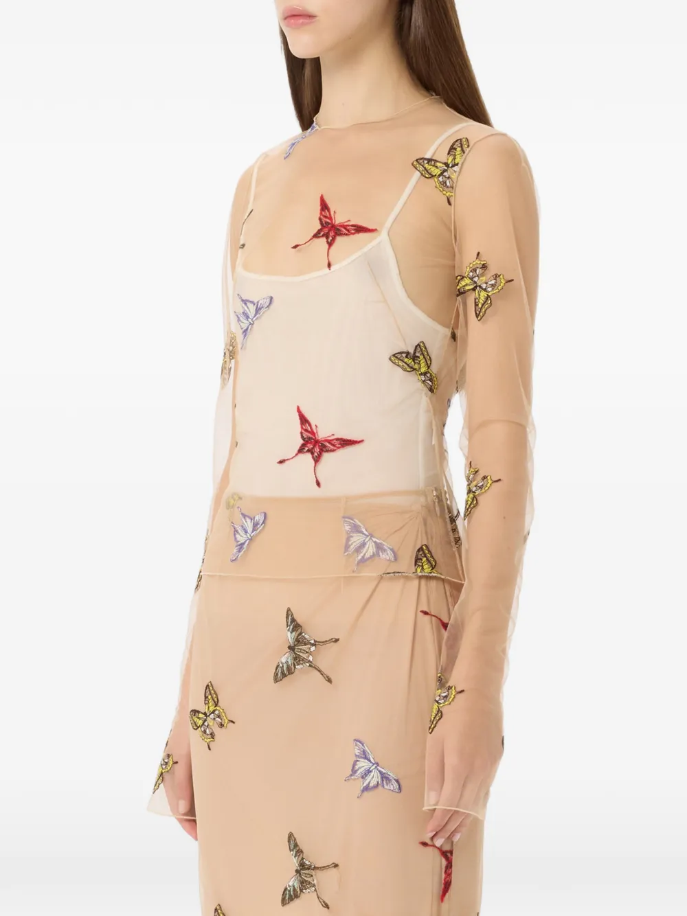 Blumarine Tulen blouse Beige