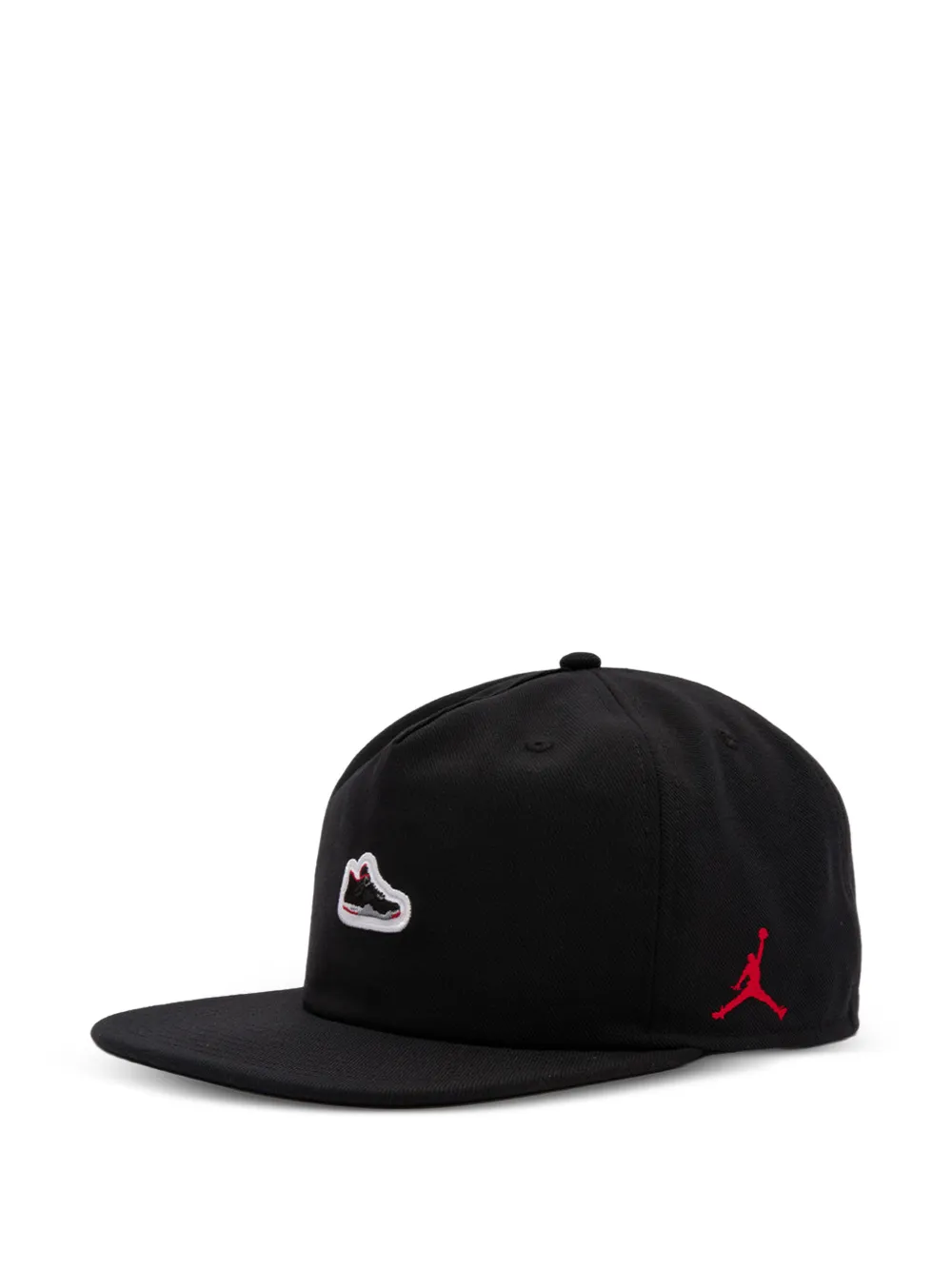  Jordan Aj4 Patch Cap Hat - Black 