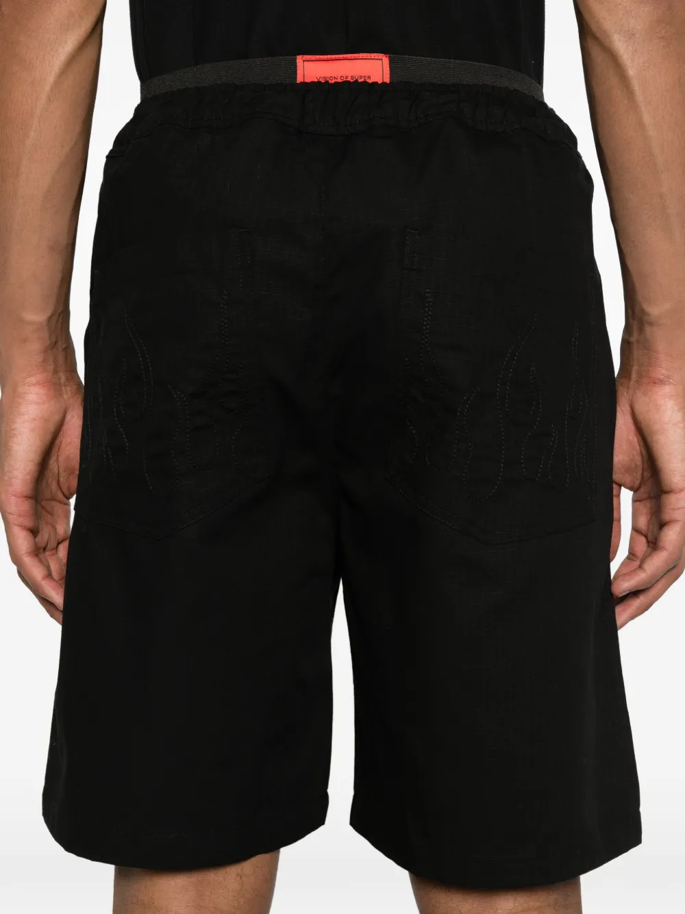 Vision Of Super Shorts met elastische tailleband Zwart