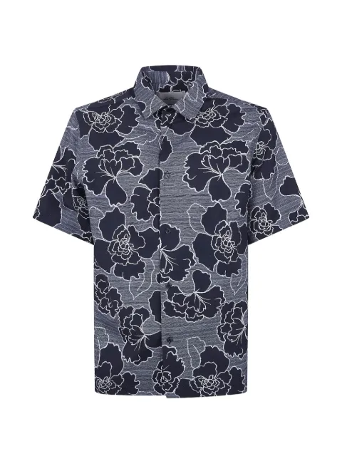 Les Deux Charlie Poppy floral shirt