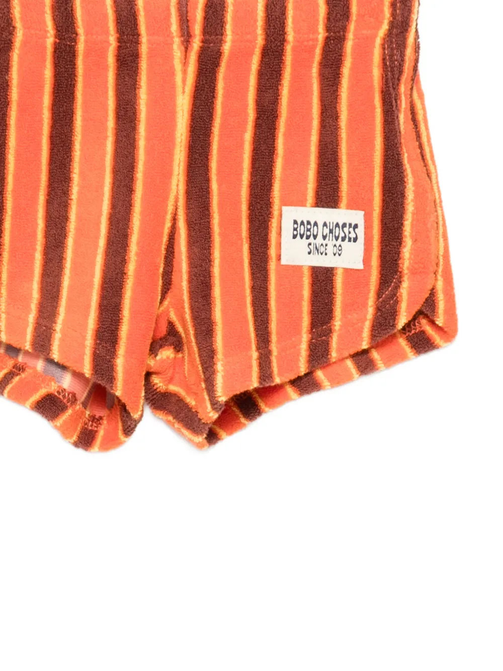  Bobo Choses Striped Shorts - Orange 