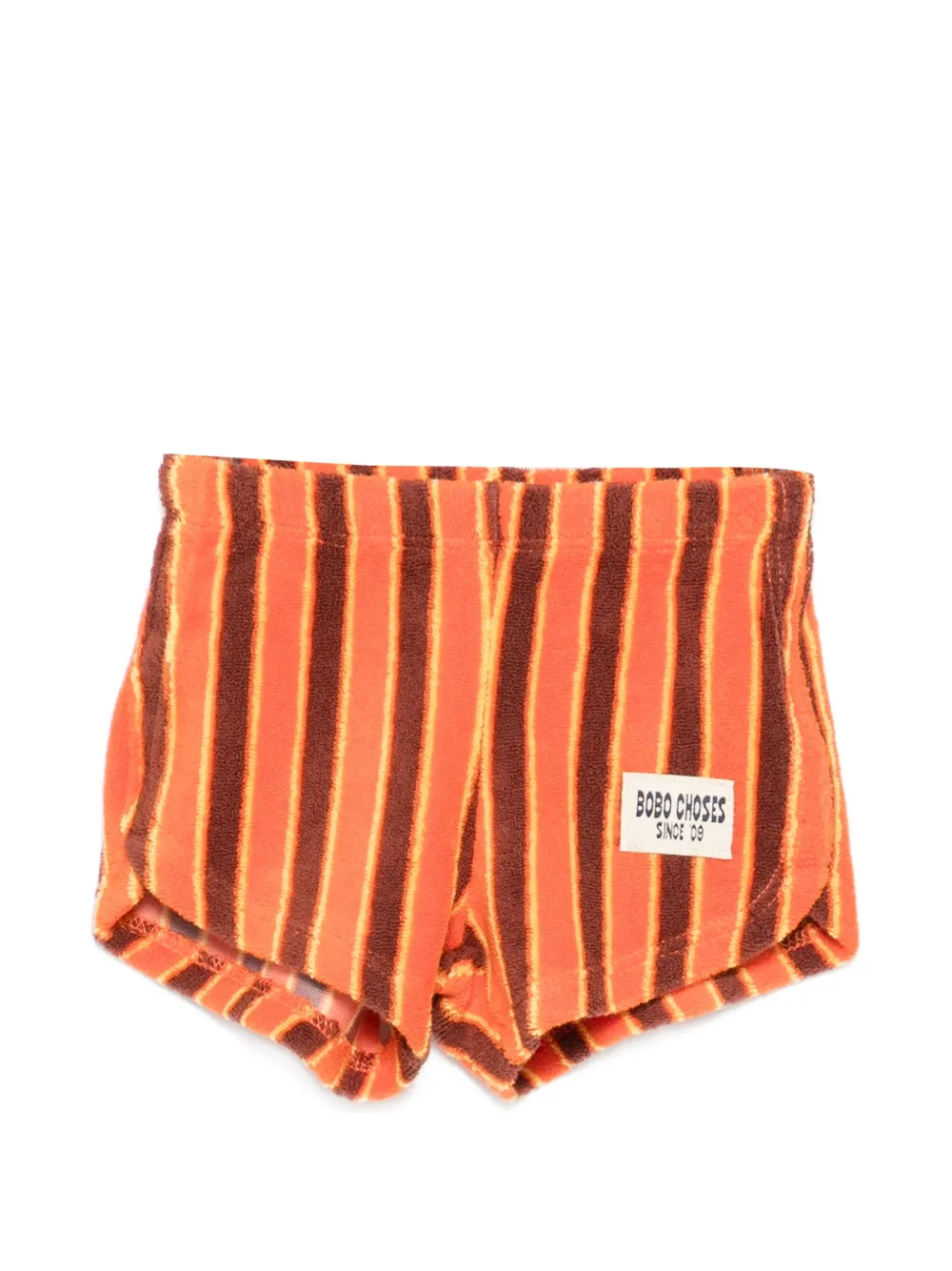 Bobo Choses striped shorts - Arancione